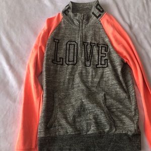 Love pull over part zip up!!